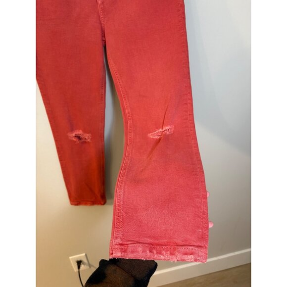 NEW Anthropologie Pilcro Slim Straight High-Rise Distressed Stretch Denim Jeans - Picture 5 of 14